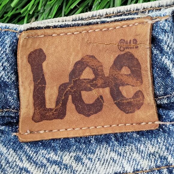 Vintage 80s Lee Riders Acid-Wash Jeans 30x30 Made in USA 209-6848 - Picture 12 of 16